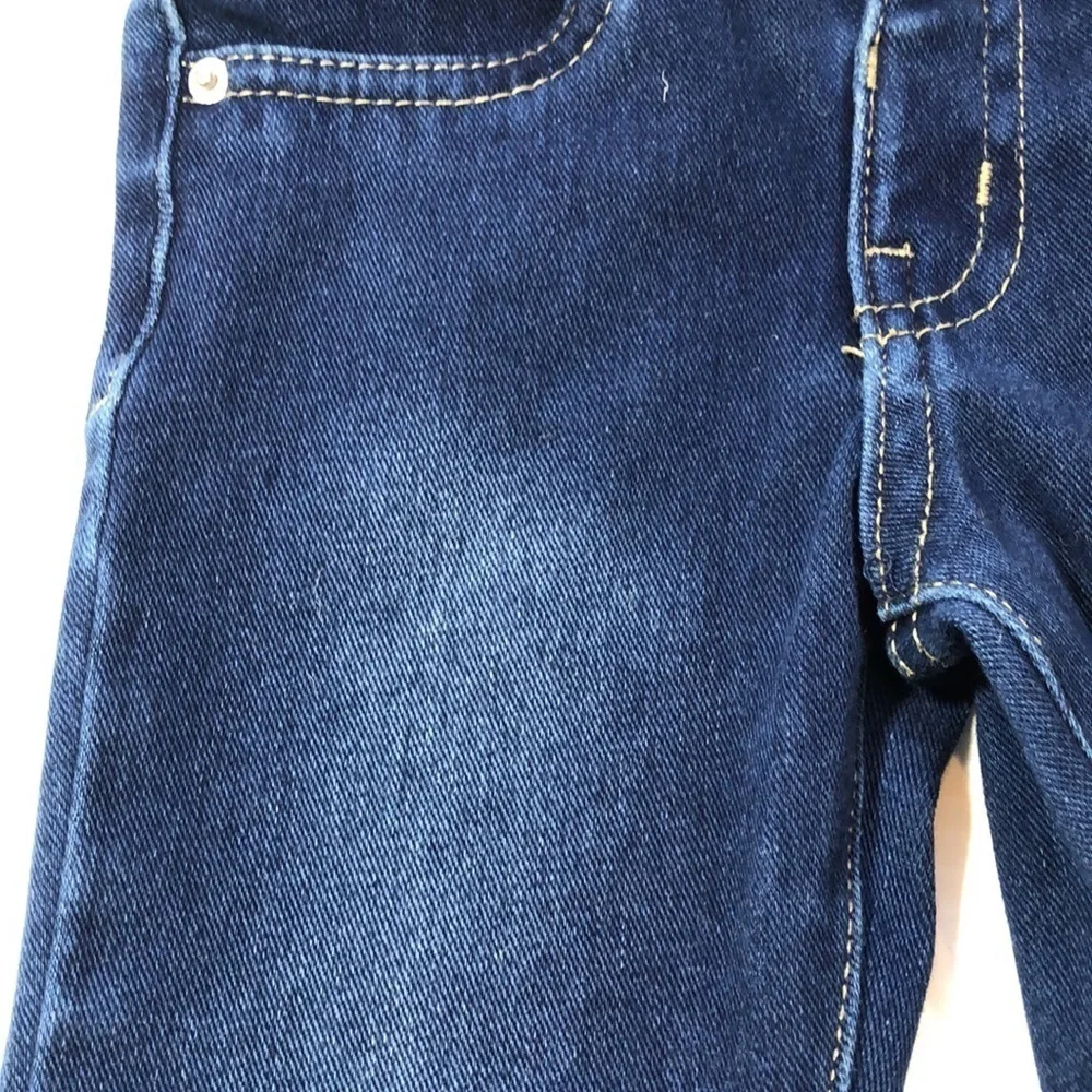Cat & Jack Ultimate Stretch Jegging Blue Jeans Little Girls Size 4T EUC